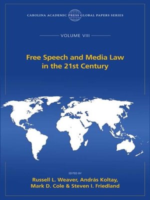 cover image of Free Speech and Media Law in the 21st Century
